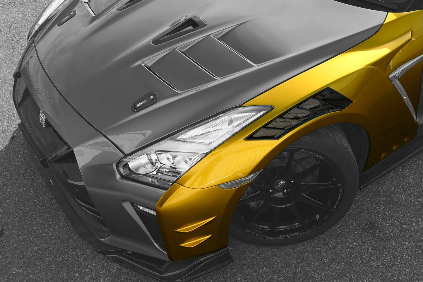 R35 GT Front Wide Fender