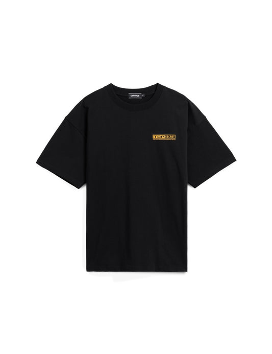 CARNIVAL X TOP SECRET R34 GTR OVS T-SHIRT BLACK