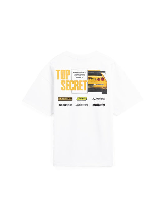 CARNIVAL X TOP SECRET SPONSORS OVS T-SHIRT WHITE