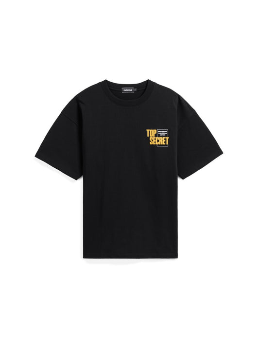 CARNIVAL X TOP SECRET SPONSORS OVS T-SHIRT BLACK